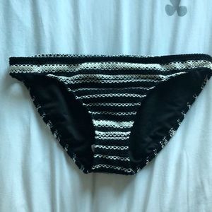 Striped bikini bottom